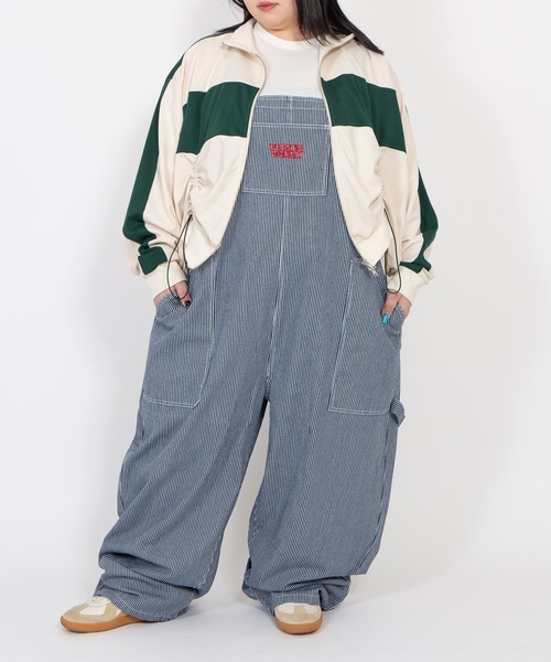 PUNYUS（プニュズ）の「ロゴ刺繍デニムオーバーオール（サロペット/オーバーオール・レディース・ライトブルー/その他1・4/3/2/1/5）」の7枚目の写真