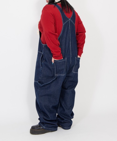 PUNYUS（プニュズ）の「ロゴ刺繍デニムオーバーオール（サロペット/オーバーオール・レディース・ライトブルー/その他1・4/3/2/1/5）」の13枚目の写真