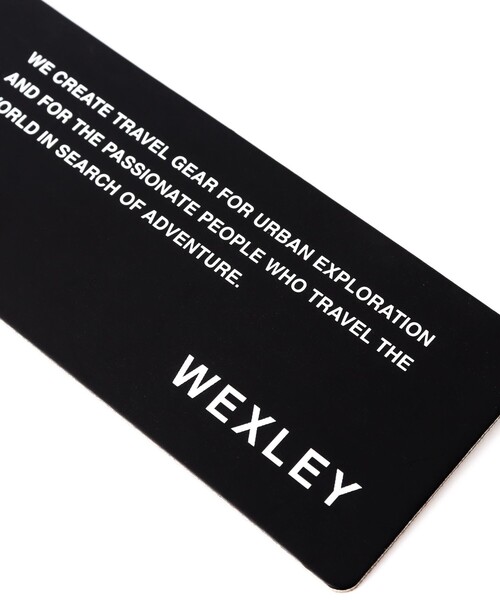WEXLEY(ウェクスレイ)の「【WEXLEY/ウェクスレイ】STBP13 STEM 300D POLYESTER BLACK(バックパック/リュック・メンズ・ブラック・FREE)」の4枚目の写真