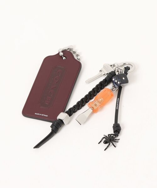 COACH（コーチ）の「ローガン バックパック・シグネチャー ナイロン・チャーム（バックパック/リュック・メンズ・ブラック系その他・ONE）」の8枚目の写真