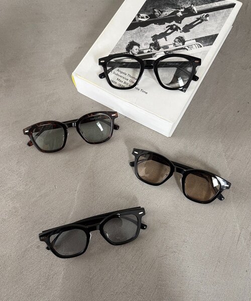 CAPRICIEUX LE'MAGE（カプリシューレマージュ）の「スクエアメガネ（サングラス・レディース・ベージュ/クリア/グレー/ブラウン・FREE）」の10枚目の写真