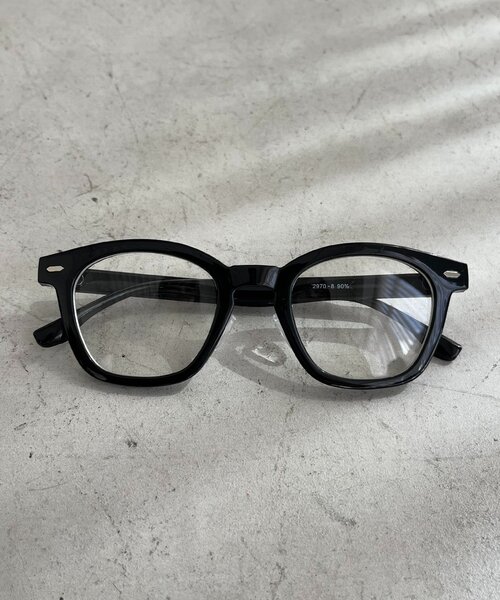 CAPRICIEUX LE'MAGE（カプリシューレマージュ）の「スクエアメガネ（サングラス・レディース・ベージュ/クリア/グレー/ブラウン・FREE）」の14枚目の写真