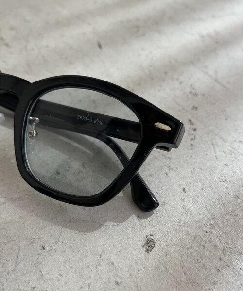 CAPRICIEUX LE'MAGE（カプリシューレマージュ）の「スクエアメガネ（サングラス・レディース・ベージュ/クリア/グレー/ブラウン・FREE）」の18枚目の写真