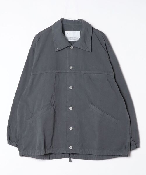 VOAAOV(ヴォアーブ)の「【VOAAOV】 WEATHER CLOTH GARMENT DYE Over Coach Jacket(その他アウター・メンズ・ブラック/オリーブ/チャコールグレー/ネイビー・1/0)」の2枚目の写真