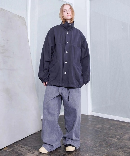 VOAAOV(ヴォアーブ)の「【VOAAOV】 WEATHER CLOTH GARMENT DYE Over Coach Jacket(その他アウター・メンズ・ブラック/オリーブ/チャコールグレー/ネイビー・1/0/2)」の13枚目の写真
