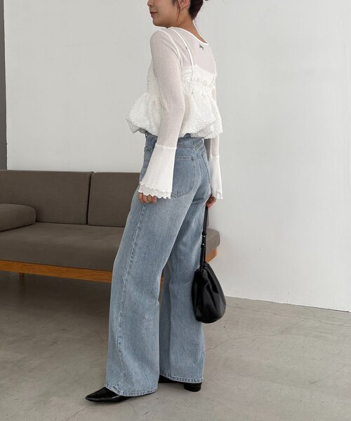 CAPRICIEUX LE'MAGE(カプリシューレマージュ)の「【LE'MAGE×gemeilコラボ】バブルバルーンキャミ(シャツ/ブラウス・レディース・ホワイト/ブラック・FREE)」の18枚目の写真