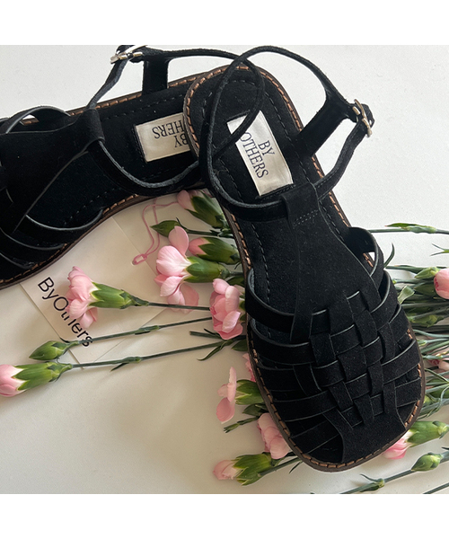 BYOTHERS(バイオザーズ)の「Avenue Mesh Sandal(サンダル・レディース・ピンク系その他/ブラック/マスタード・23.5cm/24.5cm/24cm/25cm/23cm)」の1枚目の写真