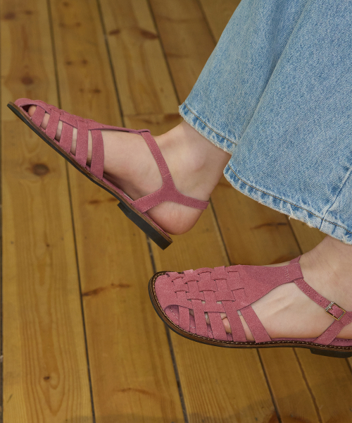 BYOTHERS(バイオザーズ)の「Avenue Mesh Sandal(サンダル・レディース・ピンク系その他/ブラック/マスタード・23.5cm/24.5cm/24cm/25cm/23cm)」の5枚目の写真