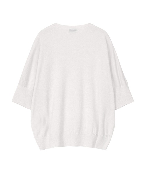 ZUCCa(ズッカ)の「LINEN COTTON KNIT / S(ニット/セーター・レディース・オフホワイト/グリーン/ダークグレー・M size)」の9枚目の写真