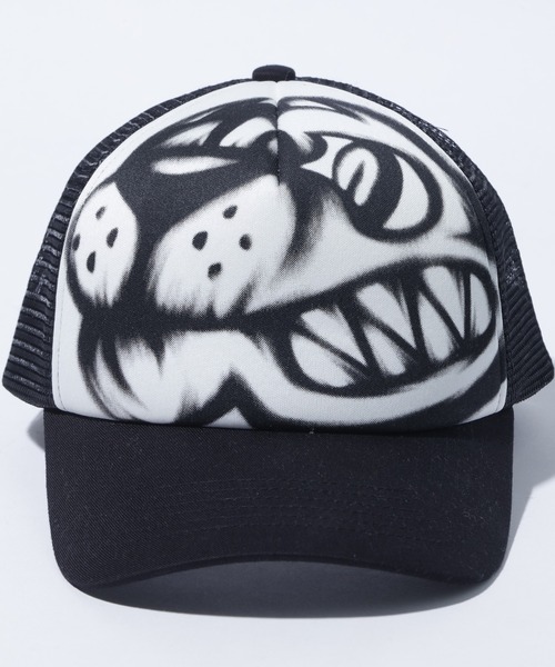 XLARGE(エクストララージ)の「DOG MESH CAP(キャップ・メンズ・ブラック/ブルー・ONE SIZE)」の4枚目の写真