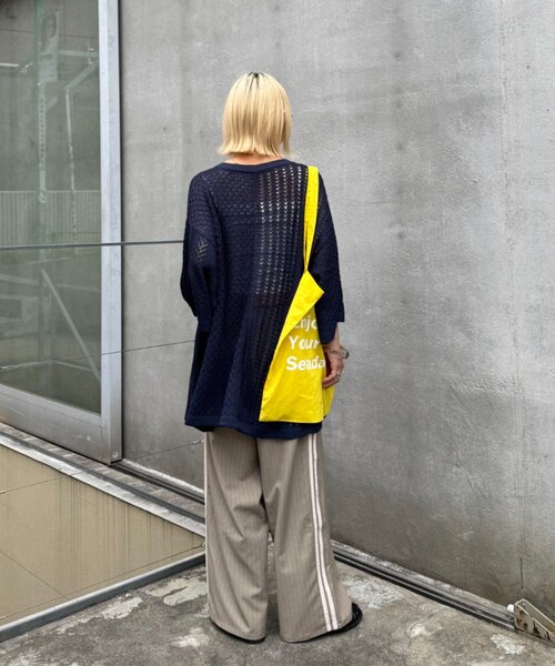 CIAOPANIC TYPY(チャオパニックティピー)の「【UNISEX】レース編みパッチワークニットカーディガン/WEB限定(カーディガン/ボレロ・レディース・ネイビー/ブラック/ブラウン/グレー・LARGE/MEDIUM)」の19枚目の写真
