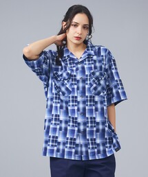 PENDLETON（ペンドルトン）の「【PENDLETON / ペンドルトン】オープンカラー チェック 半袖シャツ/ ユニセックス（シャツ/ブラウス）」