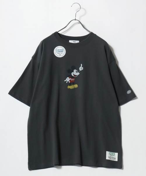 Disney（ディズニー）の「2026SS Disney×DISCUS/ディズニー×ディスカス コラボ ミッキー プリント半袖Tシャツ （M：ショート丈 L：レギュラー丈）（Tシャツ/カットソー・レディース・ブラック系その他/ホワイト系その他2/ブラック系その他3/アイボリー/ブラック系その他2/ホワイト系その他/ホワイト系その他3/スミクロ・M/L）」の16枚目の写真
