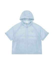 WOMEN'S NYLON SHORT SLEEVE WINDBREAKER