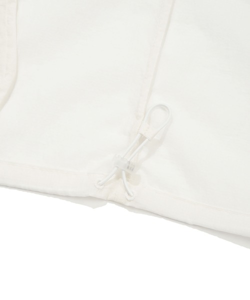 Wacky WiLLy(ワッキーウィリー)の「WOMEN'S NYLON SHORT SLEEVE WINDBREAKER(ナイロンジャケット・レディース・ホワイト/スカイブルー・FREE)」の8枚目の写真