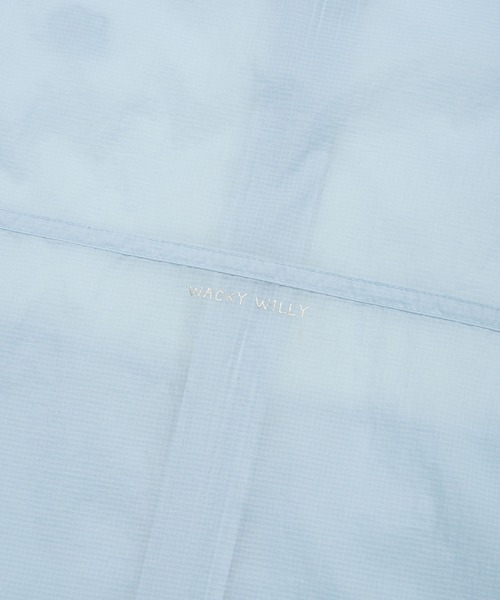 Wacky WiLLy(ワッキーウィリー)の「WOMEN'S NYLON SHORT SLEEVE WINDBREAKER(ナイロンジャケット・レディース・ホワイト/スカイブルー・FREE)」の16枚目の写真