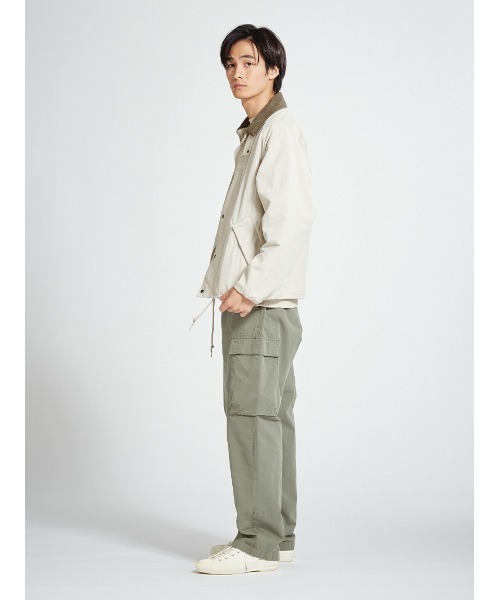 Barbour(バブアー)の「【Barbour】transport nylon casual jacket(ナイロンジャケット・メンズ・ライトベージュ/ブラック・38/40/36)」の6枚目の写真
