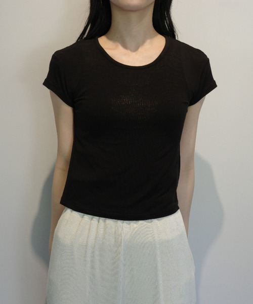 CLANE SOFT SHEER COMPACT TOPS（Tシャツ/カットソー）｜CLANE（クラネ