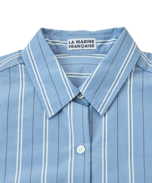 LA MARINE FRANCAISE（マリン フランセーズ）の「アソートストライプシャツ（シャツ/ブラウス・レディース・ベージュ/ブルー/オフホワイト・FREE）」の14枚目の写真