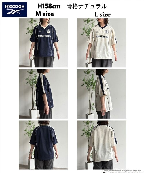 Reebok(リーボック)の「【Reebok】接触冷感ユニフォームプルオーバー(シャツ/ブラウス・レディース・アイボリー/ネイビー・MEDIUM/LARGE)」の3枚目の写真