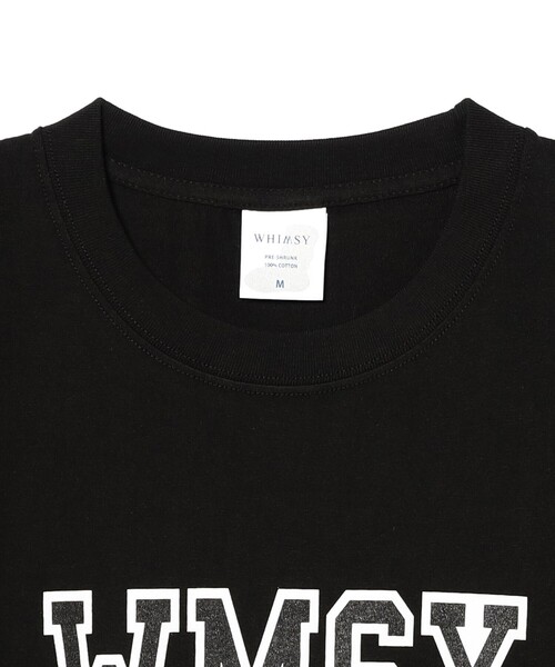 Whimsy(ウィムジー)の「WHIMSY SOCKS / COLLEGE TEE(Tシャツ/カットソー・メンズ・ブラック・XL/L/M)」の3枚目の写真