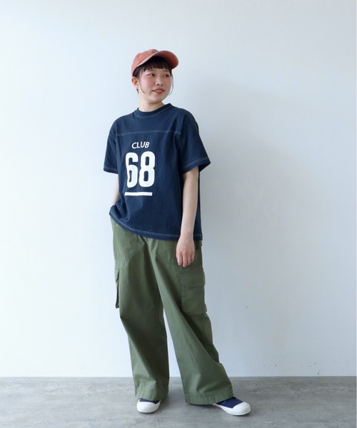 PAR ICI（パーリッシィ）の「NAVYS cheering club キャップ（キャップ・レディース・ブルー/オレンジ系・FREE）」の14枚目の写真