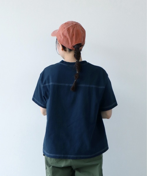 PAR ICI（パーリッシィ）の「NAVYS cheering club キャップ（キャップ・レディース・ブルー/オレンジ系・FREE）」の10枚目の写真