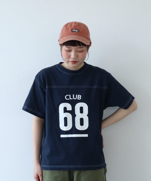 PAR ICI（パーリッシィ）の「NAVYS cheering club キャップ（キャップ・レディース・ブルー/オレンジ系・FREE）」の13枚目の写真