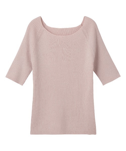 PEACH JOHN(ピーチジョン)の「スマートラメリブニット(ニット/セーター・レディース・ピンク/ブルー/アイボリー/ブラック・ONE SIZE)」の18枚目の写真