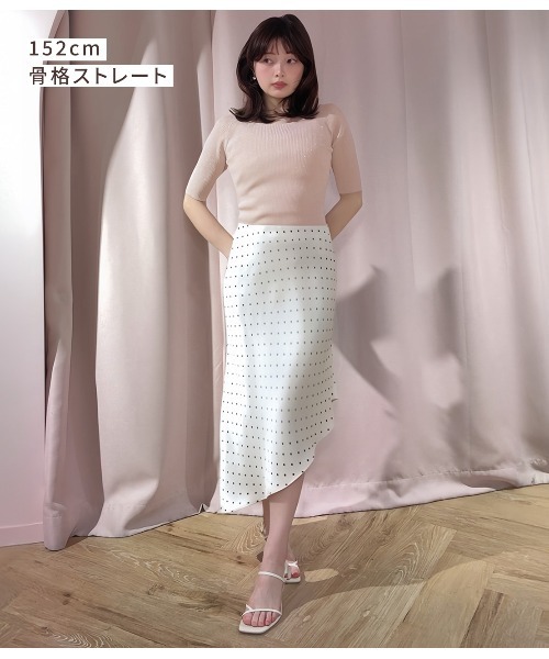PEACH JOHN(ピーチジョン)の「スマートラメリブニット(ニット/セーター・レディース・ピンク/ブルー/アイボリー/ブラック・ONE SIZE)」の21枚目の写真