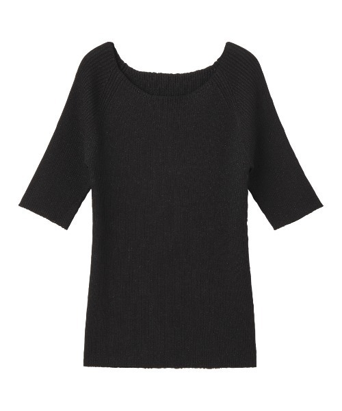 PEACH JOHN(ピーチジョン)の「スマートラメリブニット(ニット/セーター・レディース・ピンク/ブルー/アイボリー/ブラック・ONE SIZE)」の14枚目の写真