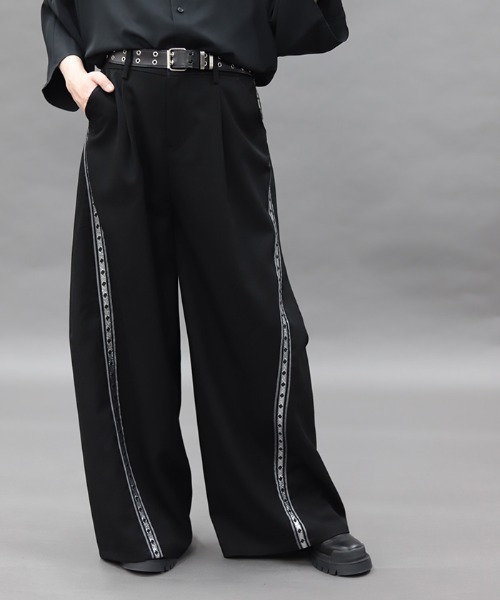 菱紋ラインパンツ（その他パンツ）｜REZEN（リゼン）のファッション