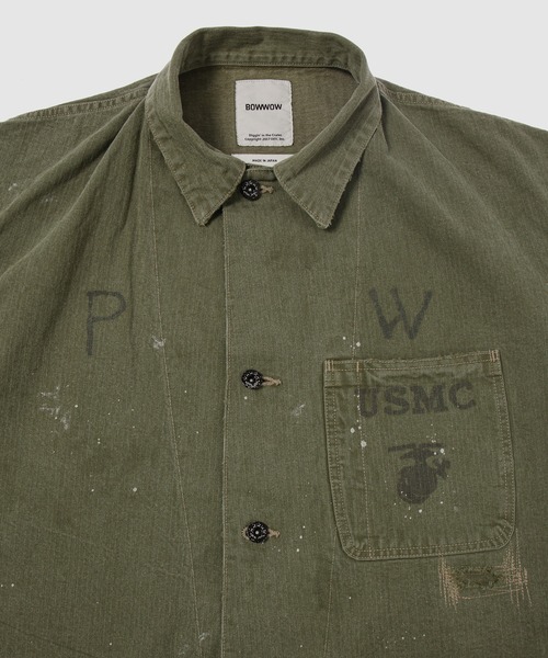 BOW WOW(バウワウ)の「PW P-41 HBT SSJK AGED(シャツ/ブラウス・メンズ・その他・L/XL)」の4枚目の写真