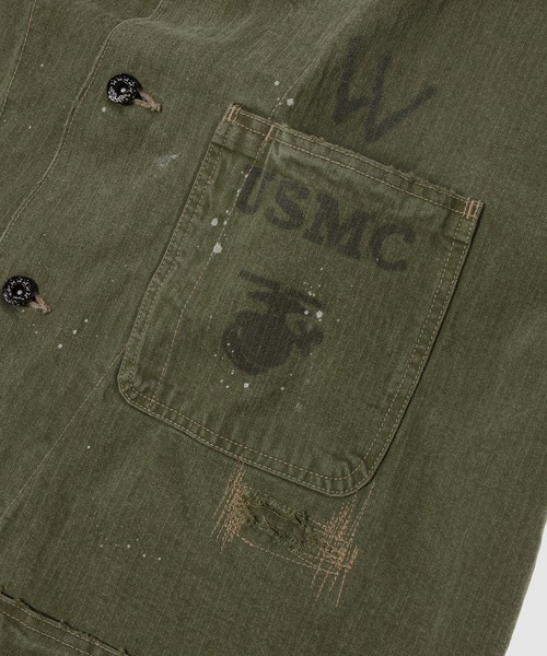 BOW WOW(バウワウ)の「PW P-41 HBT SSJK AGED(シャツ/ブラウス・メンズ・その他・L/XL)」の8枚目の写真