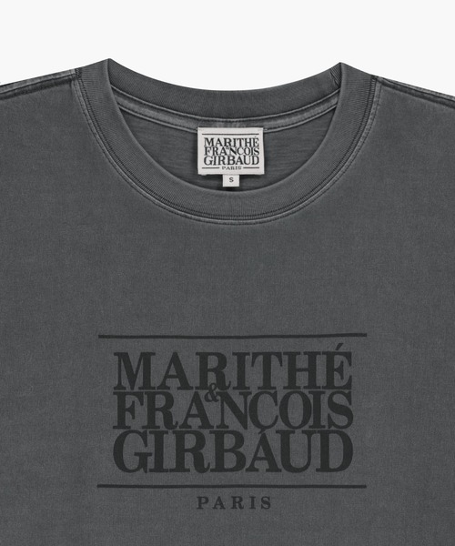MARITHE + FRANCOIS GIRBAUD(マリテフランソワジルボー)の「CLASSIC LOGO TEE(Tシャツ/カットソー・レディース・ネイビー/ホワイト/チャコール/クリーム/ヘザーグレー/ブラウン/ブラック・X-LARGE/LARGE/MEDIUM/SMALL)」の12枚目の写真