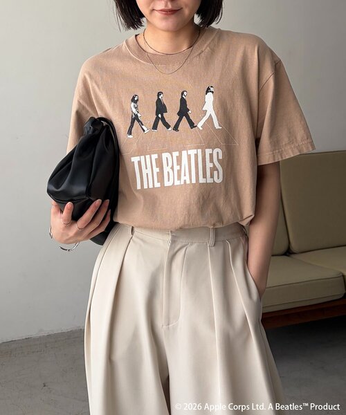 CAPRICIEUX LE'MAGE(カプリシューレマージュ)の「〈GOOD ROCK SPEED〉AbbeyRoad Tシャツ(Tシャツ/カットソー・レディース・ブラック/ベージュ/ホワイト・FREE)」の3枚目の写真