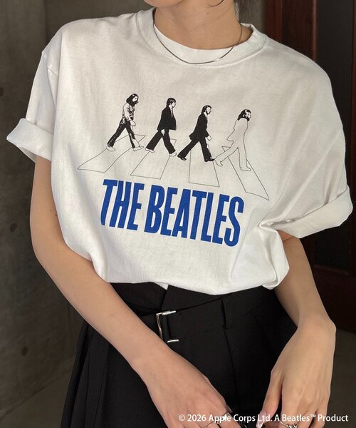 CAPRICIEUX LE'MAGE(カプリシューレマージュ)の「〈GOOD ROCK SPEED〉AbbeyRoad Tシャツ(Tシャツ/カットソー・レディース・ブラック/ベージュ/ホワイト・FREE)」の9枚目の写真