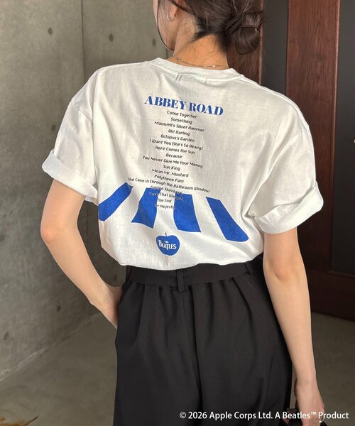 CAPRICIEUX LE'MAGE(カプリシューレマージュ)の「〈GOOD ROCK SPEED〉AbbeyRoad Tシャツ(Tシャツ/カットソー・レディース・ブラック/ベージュ/ホワイト・FREE)」の10枚目の写真