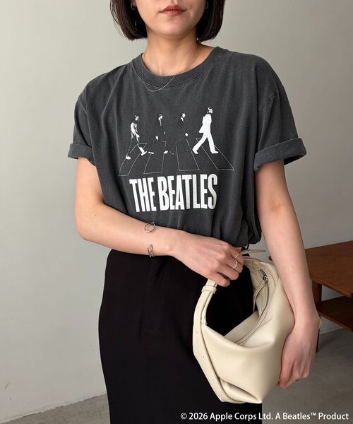 CAPRICIEUX LE'MAGE(カプリシューレマージュ)の「〈GOOD ROCK SPEED〉AbbeyRoad Tシャツ(Tシャツ/カットソー・レディース・ブラック/ベージュ/ホワイト・FREE)」の14枚目の写真