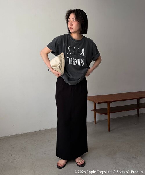 CAPRICIEUX LE'MAGE(カプリシューレマージュ)の「〈GOOD ROCK SPEED〉AbbeyRoad Tシャツ(Tシャツ/カットソー・レディース・ブラック/ベージュ/ホワイト・FREE)」の16枚目の写真