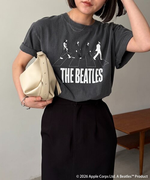CAPRICIEUX LE'MAGE(カプリシューレマージュ)の「〈GOOD ROCK SPEED〉AbbeyRoad Tシャツ(Tシャツ/カットソー・レディース・ブラック/ベージュ/ホワイト・FREE)」の19枚目の写真