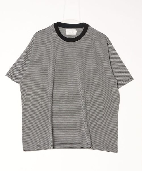 PORT BY ARK（ポートバイアーク）の「PORT BY ARK / ポートバイアーク：Merino Wool Tee：PO19-CS01[COR]（Tシャツ/カットソー・メンズ・ブラック系その他/ブラック・2）」の2枚目の写真