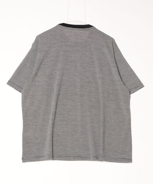 PORT BY ARK（ポートバイアーク）の「PORT BY ARK / ポートバイアーク：Merino Wool Tee：PO19-CS01[COR]（Tシャツ/カットソー・メンズ・ブラック系その他/ブラック・2）」の3枚目の写真