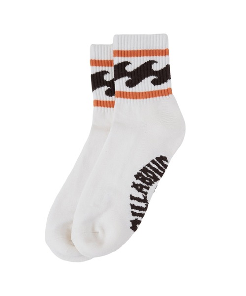BILLABONG(ビラボン)の「BILLABONG メンズ WAVE SOCKS ソックス 【2026年夏モデル】(ソックス/靴下・メンズ・マルチ/オフホワイト/ブラック・FREE)」の2枚目の写真