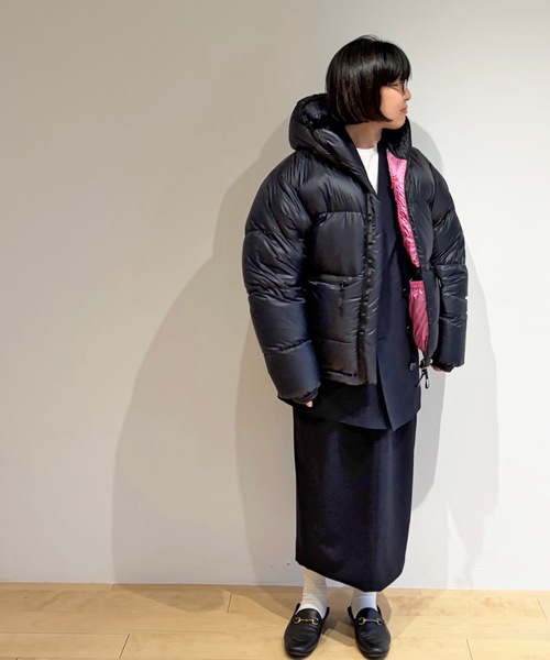 HOLIDAY（ホリデイ）の「WOOL DRAWSTRINGS 2TUCK SKIRT ウールドローストリングスツータックスカート（スカート・レディース・ダークネイビー・ONE SIZE）」の12枚目の写真