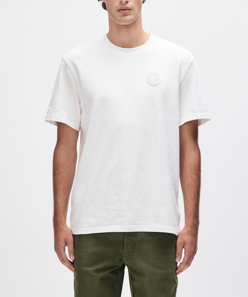 DEUS EX MACHINA(デウスエクスマキナ)の「PILL LOGO TEE(Tシャツ/カットソー・メンズ・レッド/ホワイト/カーキ/ブラック・L/M)」の1枚目の写真