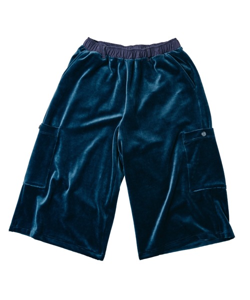 EFFECTEN(エフェクテン)の「【EFFECTEN】Pile side pocket wide short pants(その他パンツ・メンズ・ピンク/ブルー/ダークグリーン・LARGE/MEDIUM)」の1枚目の写真