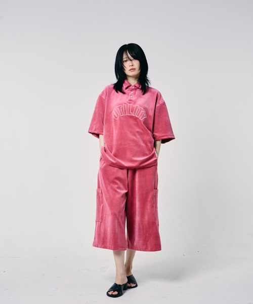 EFFECTEN(エフェクテン)の「【EFFECTEN】Pile side pocket wide short pants(その他パンツ・メンズ・ピンク/ブルー/ダークグリーン・LARGE/MEDIUM)」の20枚目の写真