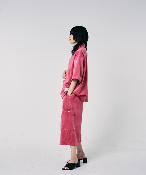EFFECTEN(エフェクテン)の「【EFFECTEN】Pile side pocket wide short pants(その他パンツ・メンズ・ピンク/ブルー/ダークグリーン・LARGE/MEDIUM)」の21枚目の写真
