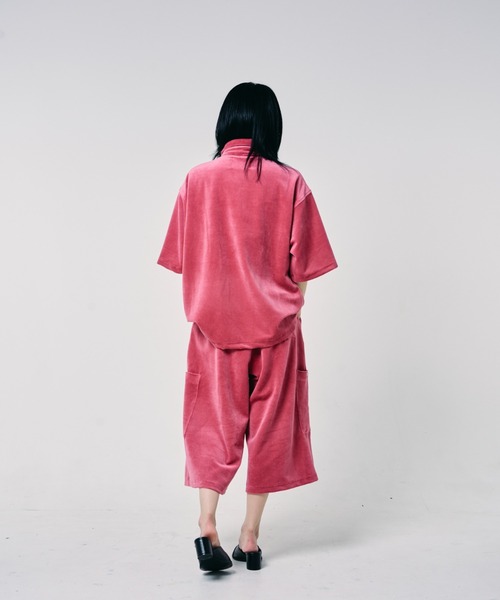 EFFECTEN(エフェクテン)の「【EFFECTEN】Pile side pocket wide short pants(その他パンツ・メンズ・ピンク/ブルー/ダークグリーン・LARGE/MEDIUM)」の22枚目の写真